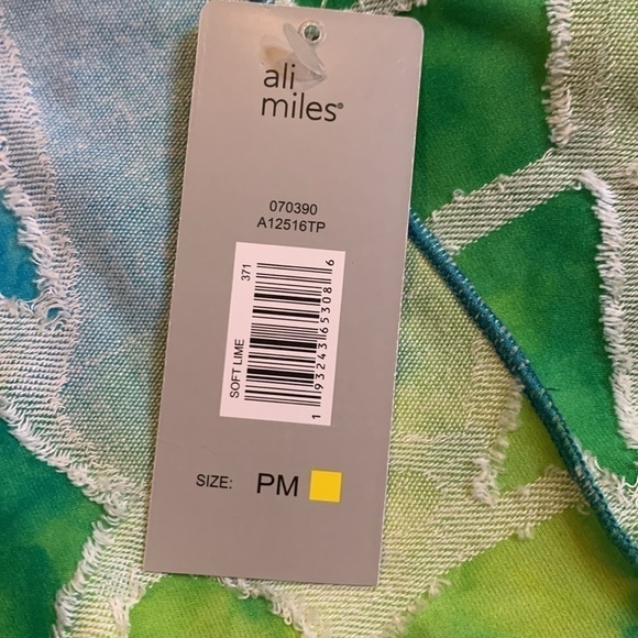 NWT Ali Miles stretch relaxed textured top MP - Picture 6 of 11
